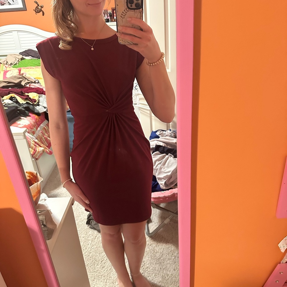 Elegant Maroon Dress